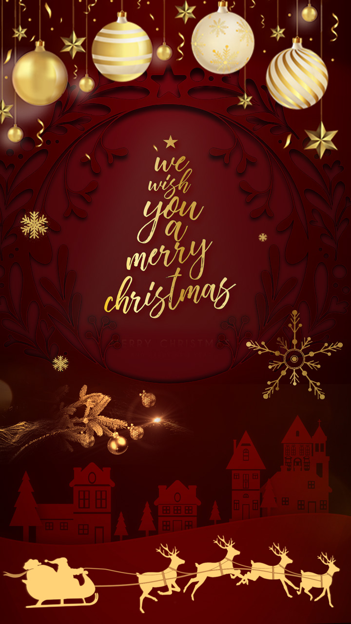 Merry Christmas card for free