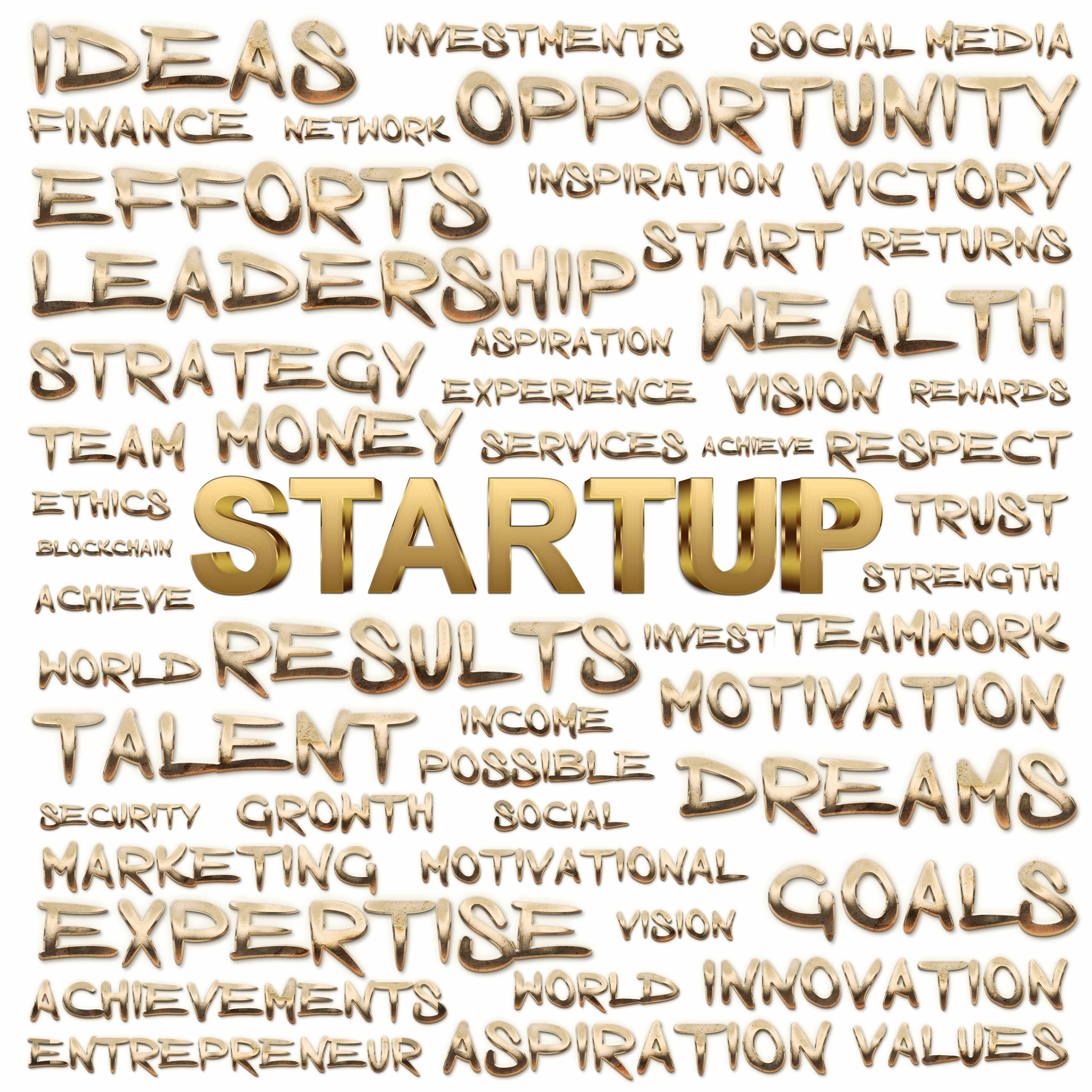 Startup Golden Word Cloud Text Pictures, Images and Stock Photos HD Downloads