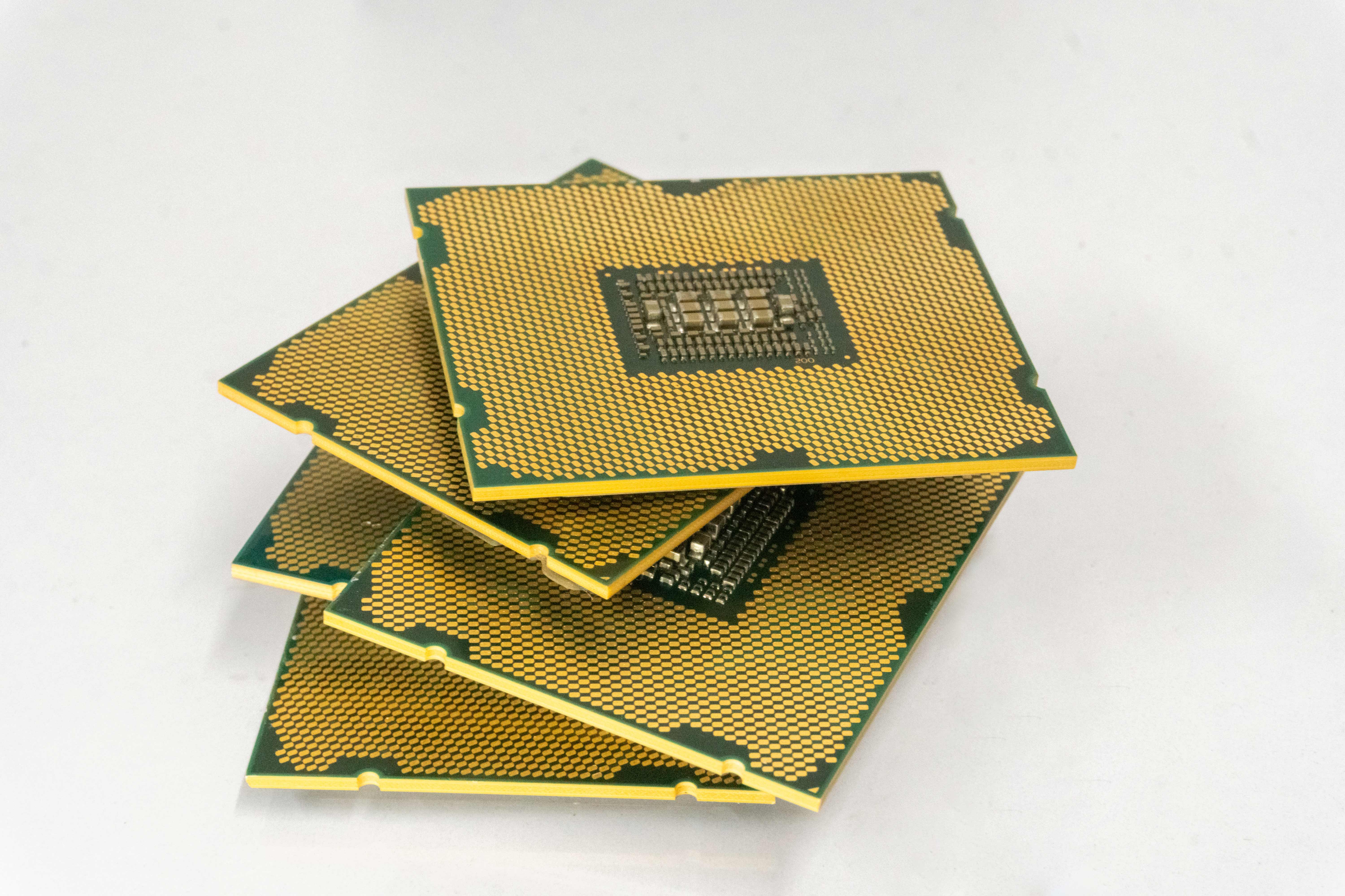 Closeup of computer processor CPU HD stock photos