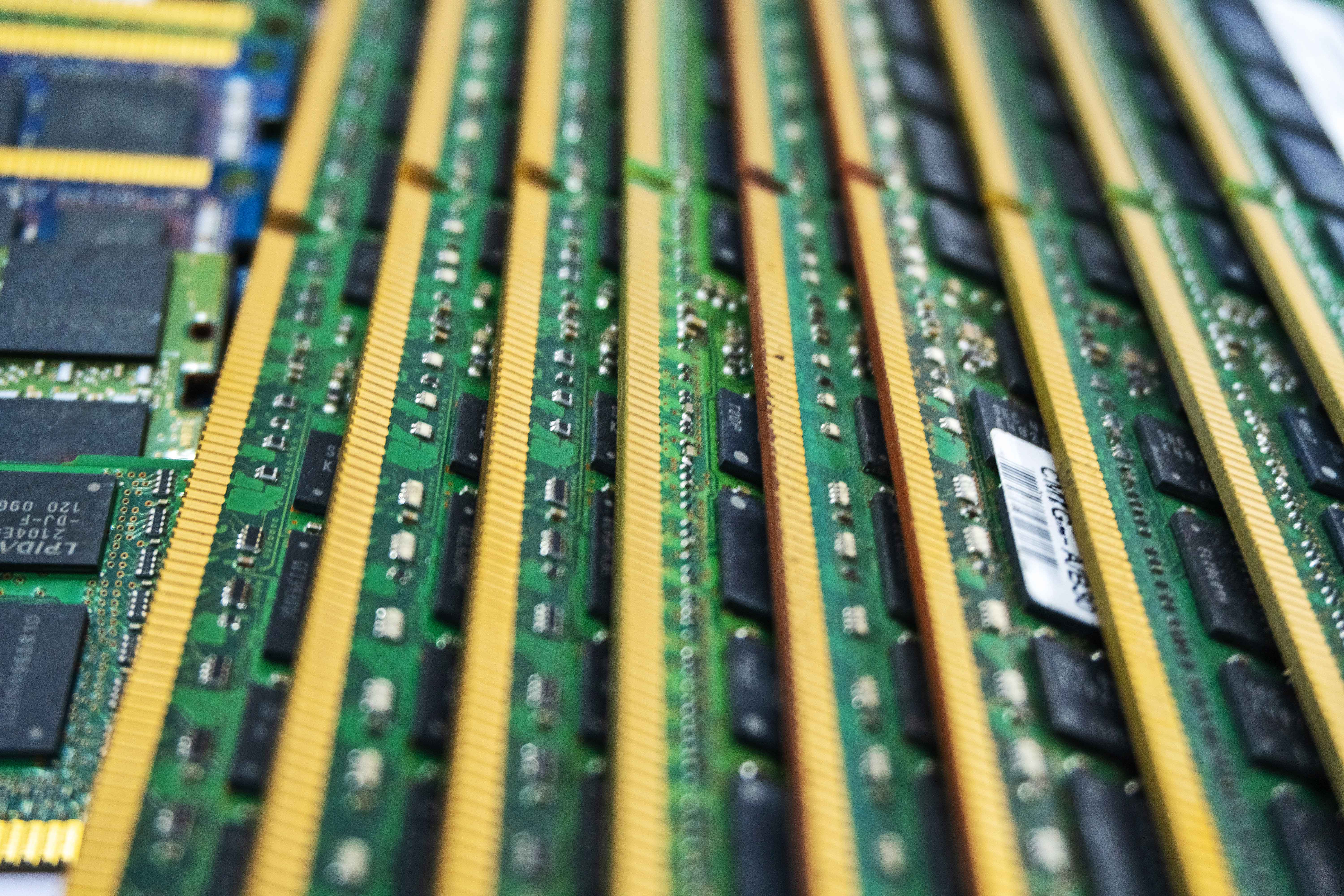 Computer Ram memory HD stock images