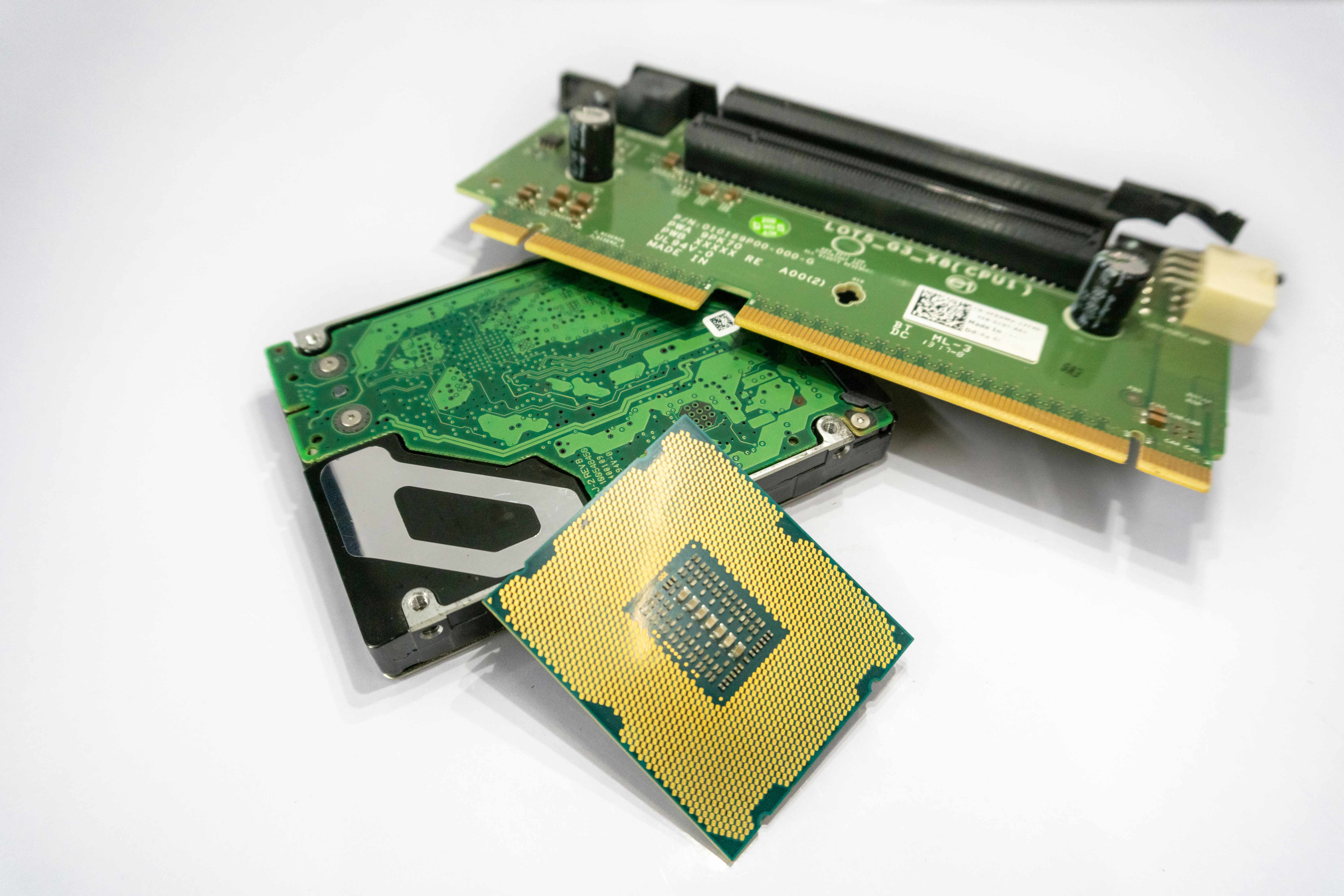 PC processor chip and hard drive hd images free download