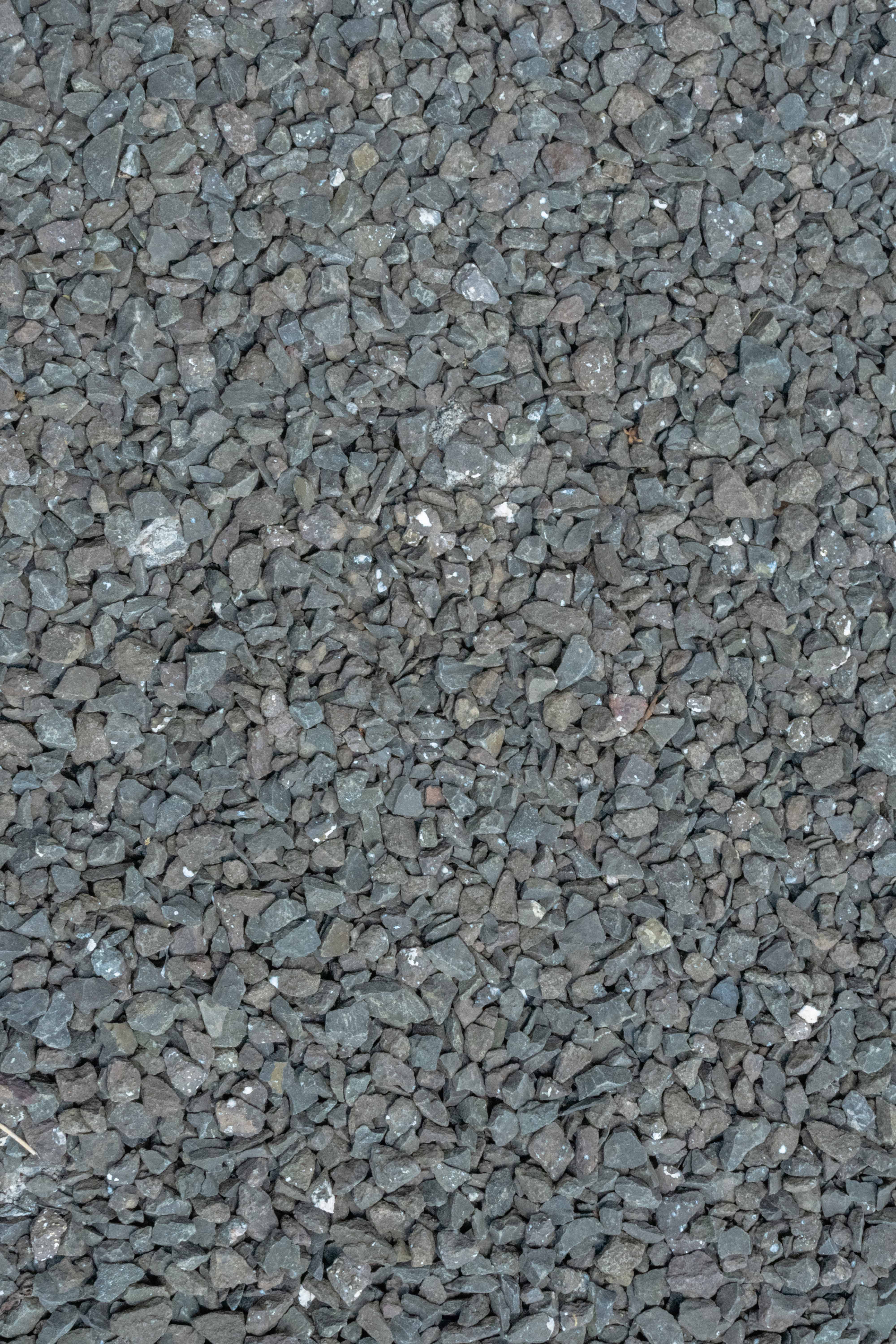 Gray Crushed Stone Gravels Texture in 6k for Construction and Infrastructure