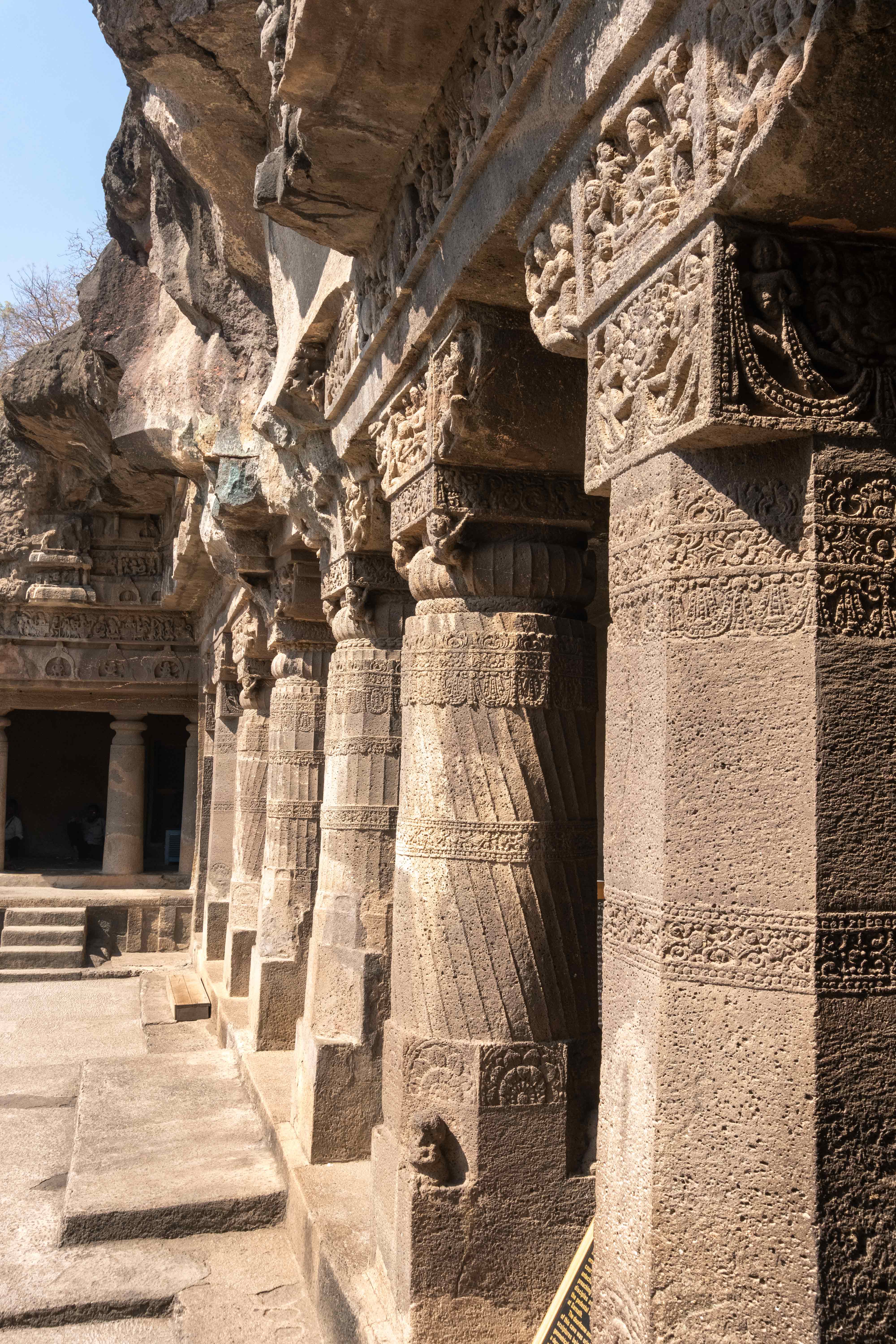 Ajanta caves stock images hd