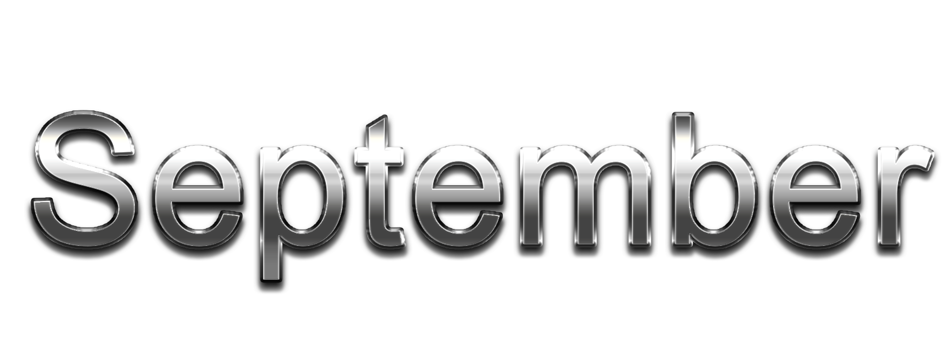 September png, word September png, September word png, September text png, September letters png, September word gold text typography PNG images transparent background