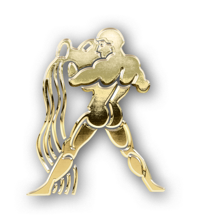 Aquarius golden zodiac symbol png, Aquarius gold symbol PNG, gold Aquarius PNG transparent images download