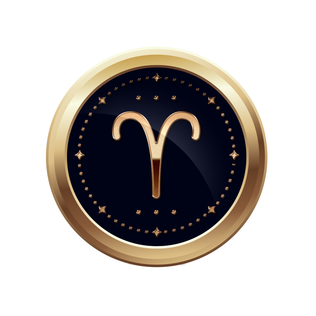 Aries PNG, Golden Aries PNG, Aries gold PNG transparent images, Zodiac sign Aries png full hd images