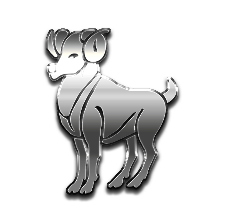 Aries png, silver Aries symbol png, steel Aries symbol PNG, gold Aries PNG transparent images download