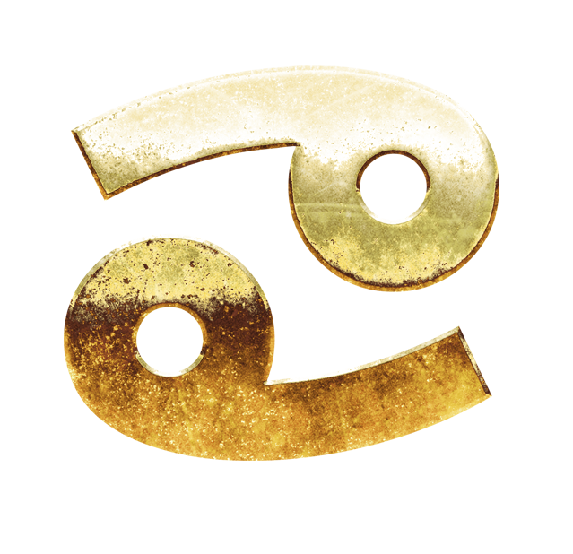 Cancer png, golden Cancer sign png, gold Cancer sign PNG, gold Cancer PNG transparent images download