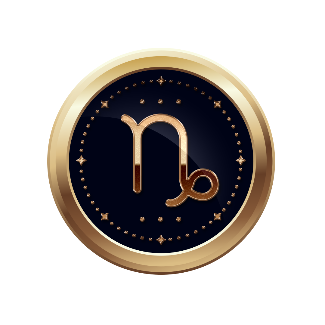 Capricorn PNG, Golden Capricorn PNG, Capricorn gold PNG transparent images, Zodiac sign Capricorn png full hd images