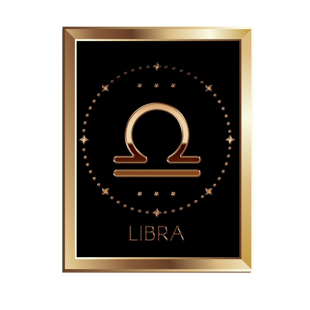 Gold Libra zodiac sign png, Libra sign PNG, Libra gold PNG transparent images, golden Libra png images