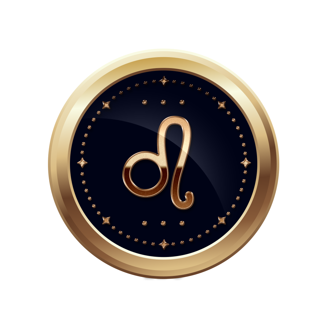 Leo PNG, Golden Leo PNG, Leo gold PNG transparent images, Zodiac sign Leo png full hd images