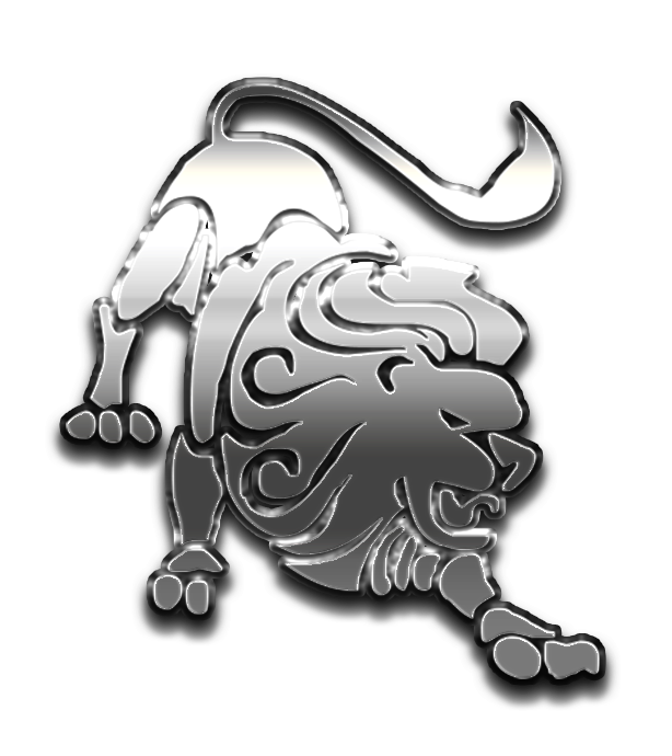 Leo png, silver Leo symbol png, steel Leo symbol PNG, gold Leo PNG transparent images download