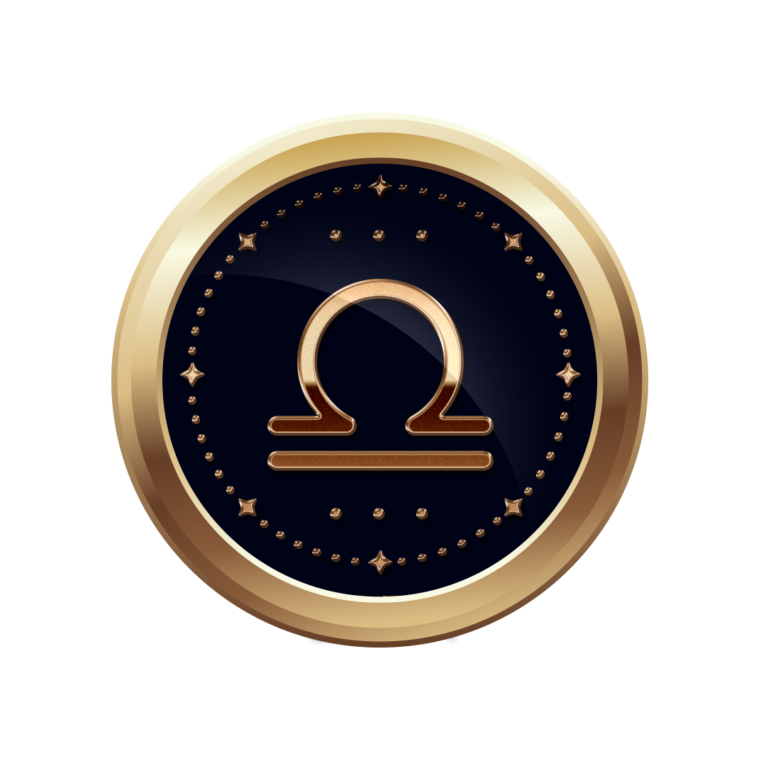 Libra PNG, Golden Libra PNG, Libra gold PNG transparent images, Zodiac sign Libra png full hd images