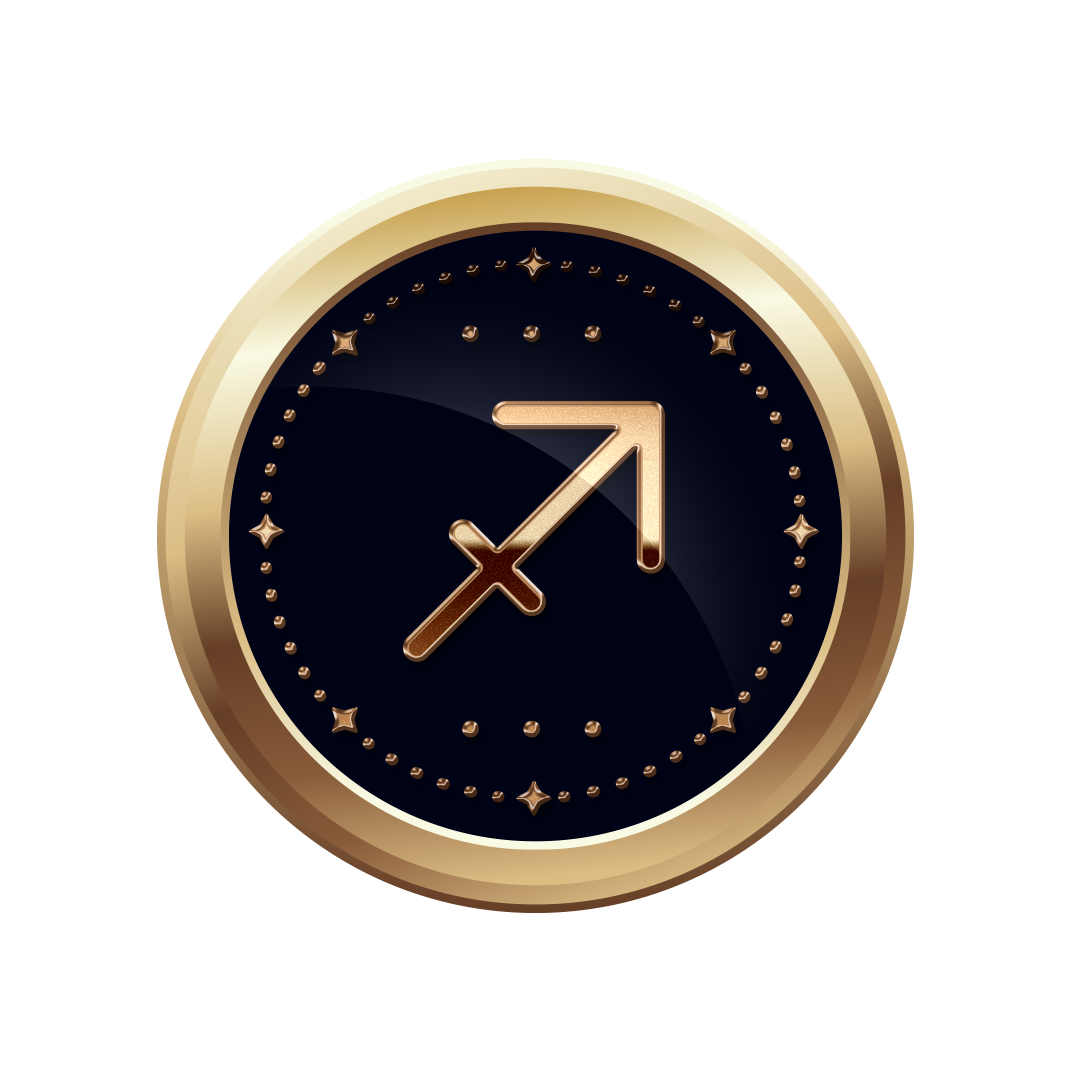 Sagittarius PNG, Golden Sagittarius PNG, Sagittarius gold PNG transparent images, Zodiac sign Sagittarius png full hd images