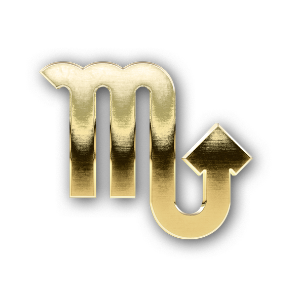 Scorpio golden zodiac sign png, zodiac Scorpio gold sign PNG, gold Scorpio PNG transparent images download