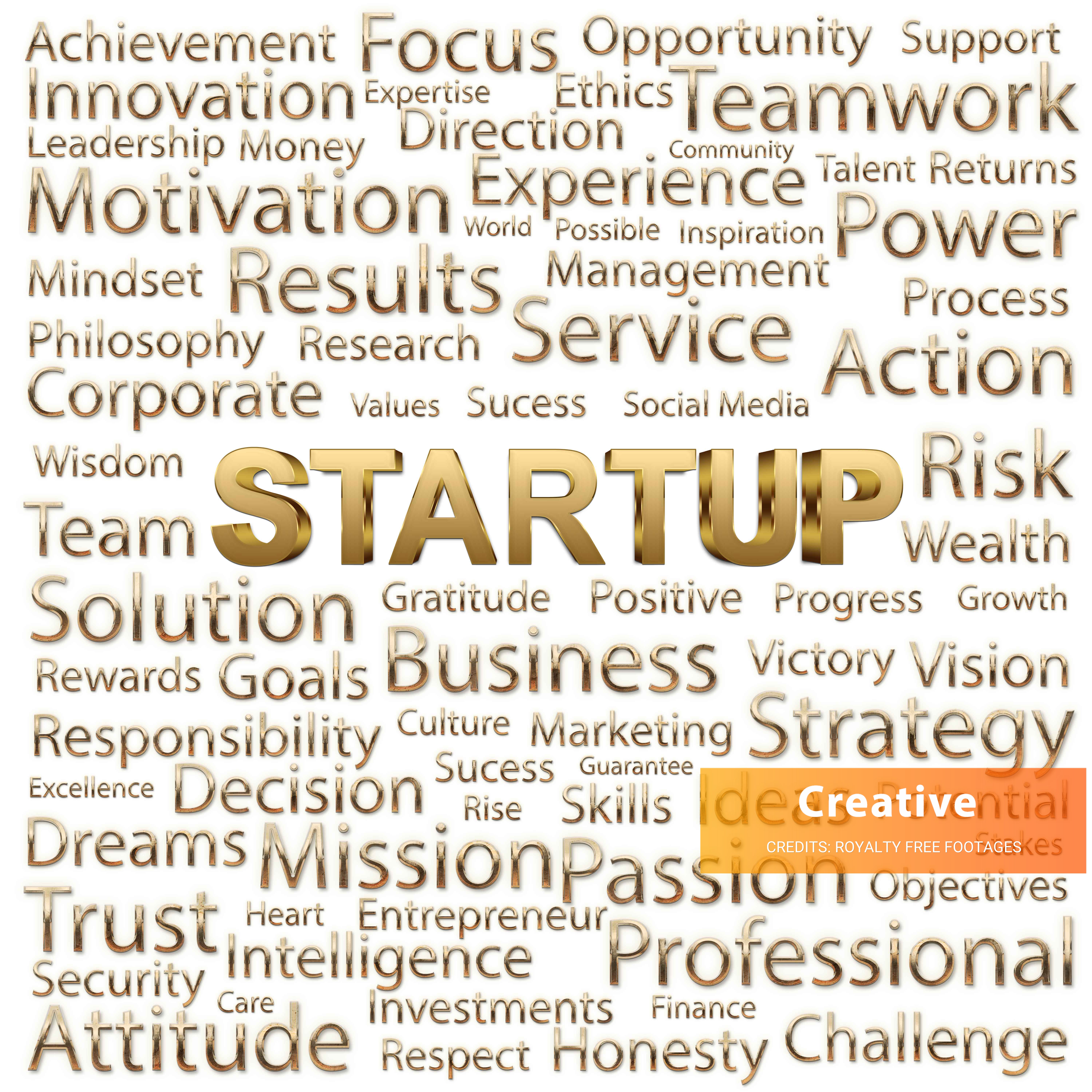 royalty free golden Startup stock images HD downloads