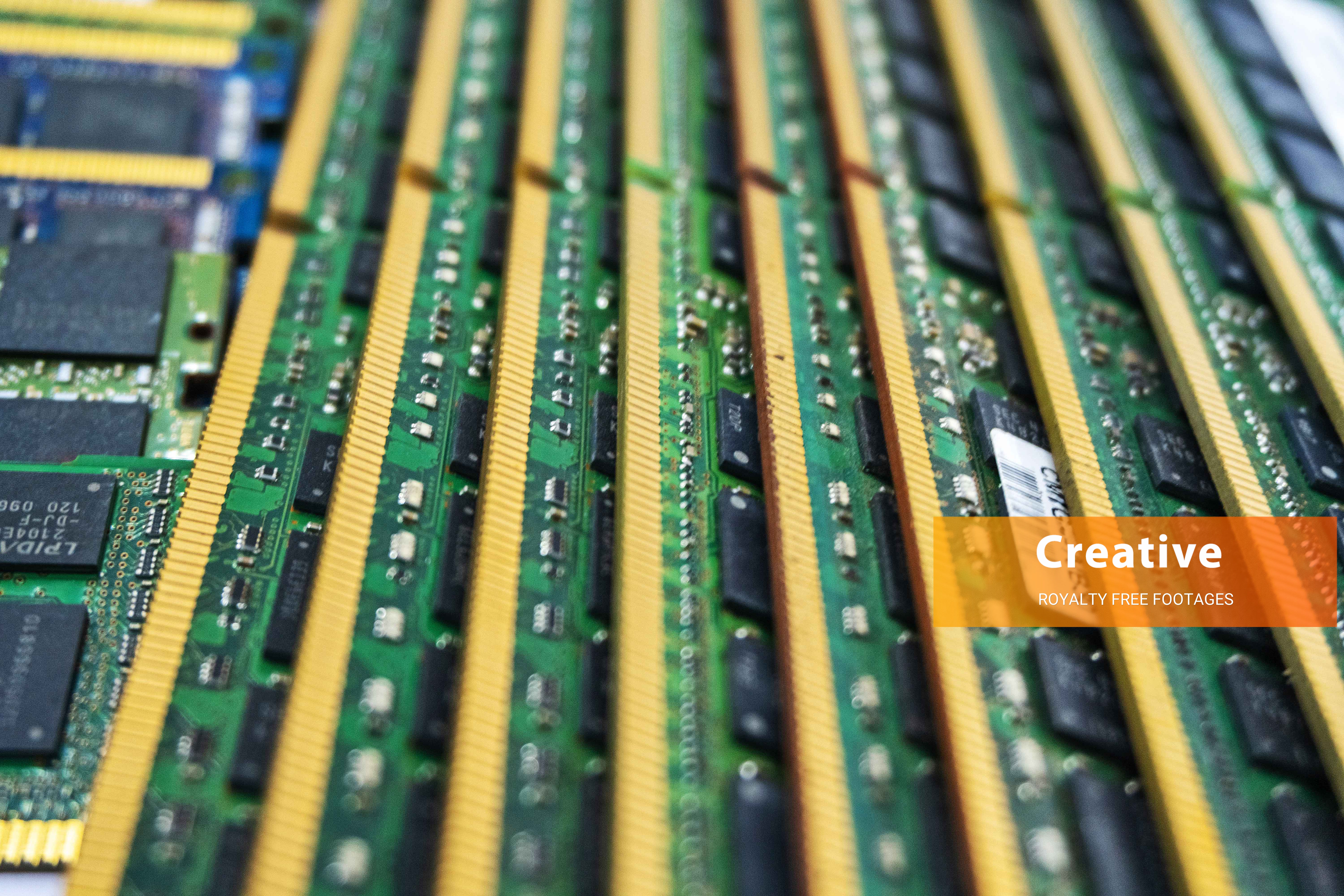 Computer Ram memory HD stock images