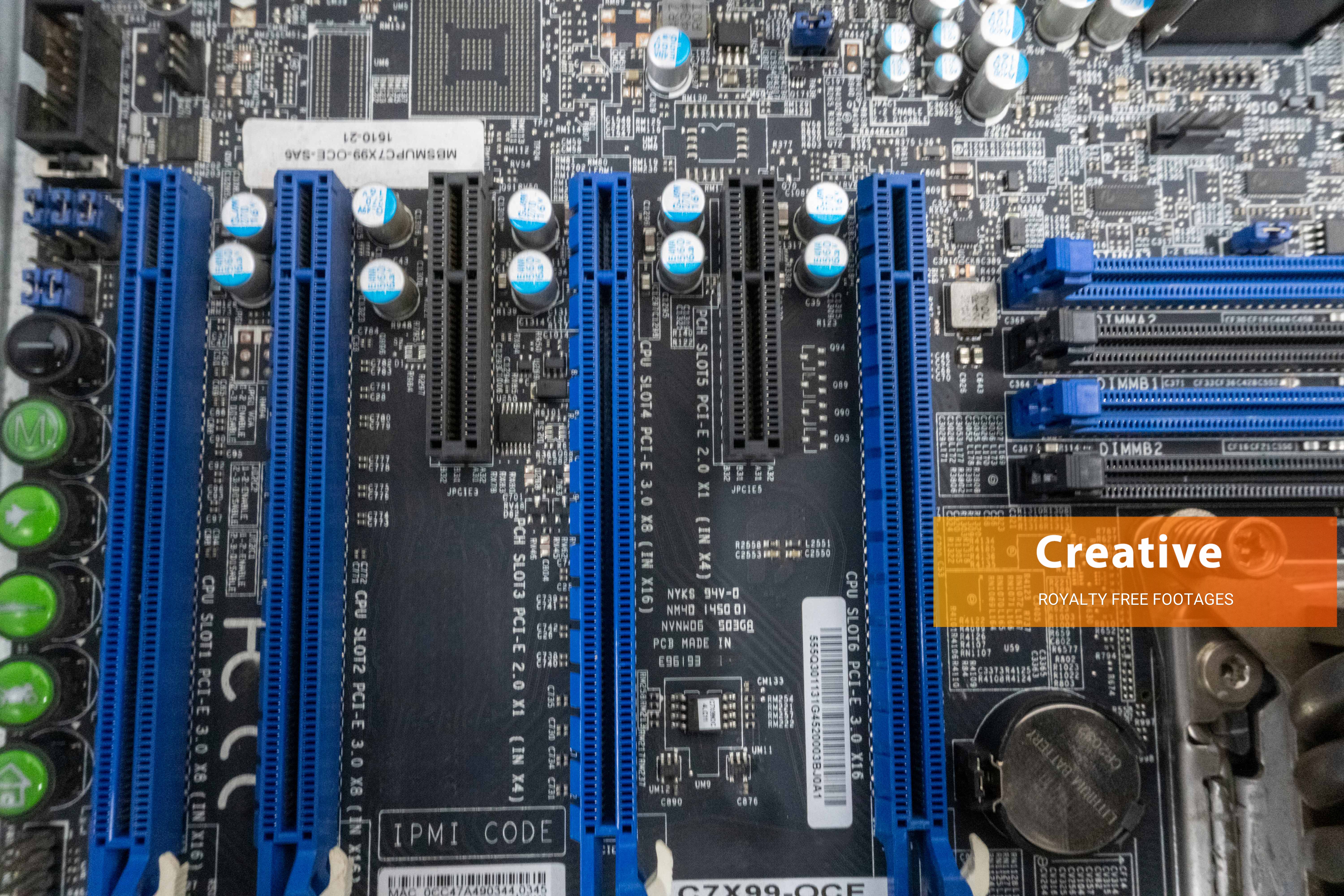 PC mother board free HD stock photo