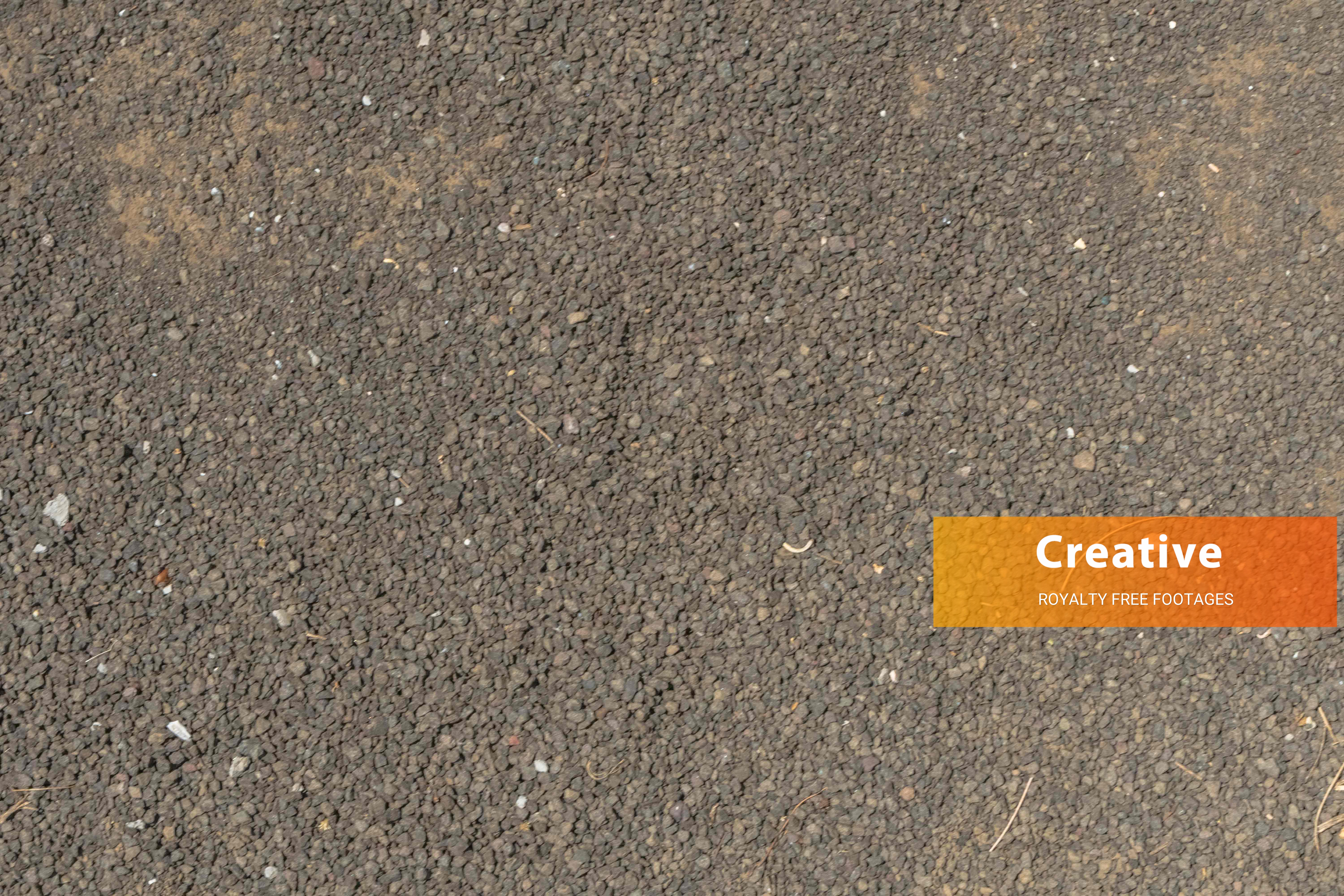 Fine Dark Crushed Stone Aggregate Texture for Construction and Landscaping