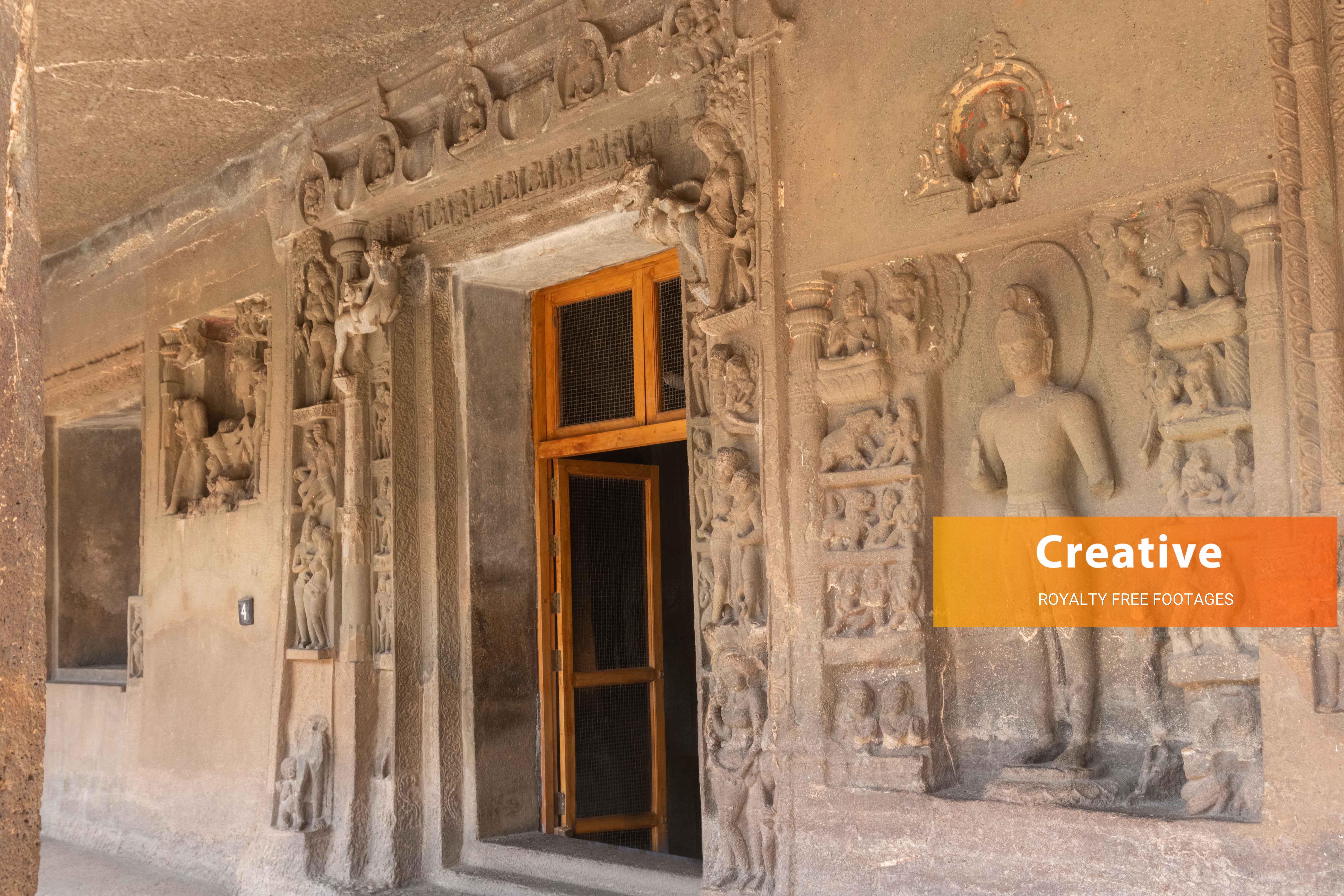 Historic Ajanta caves images hd