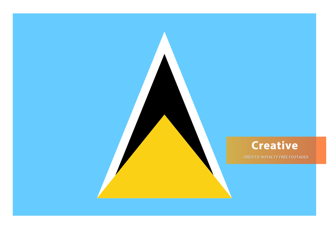 Saint Lucia Flag png, Saint Lucia Flag PNG transparent image, Saint Lucia Flag png full hd images download