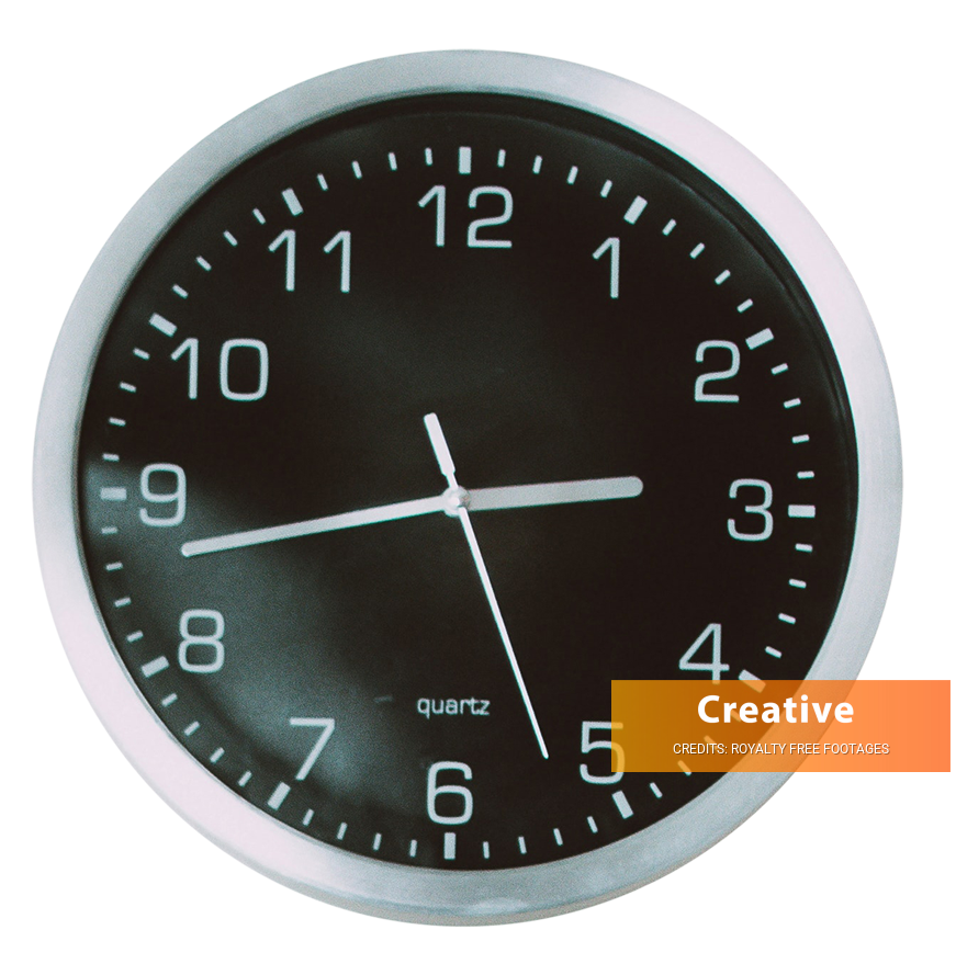 black wall clock png, black wall clock png transparent image, black wall clock png full hd images download