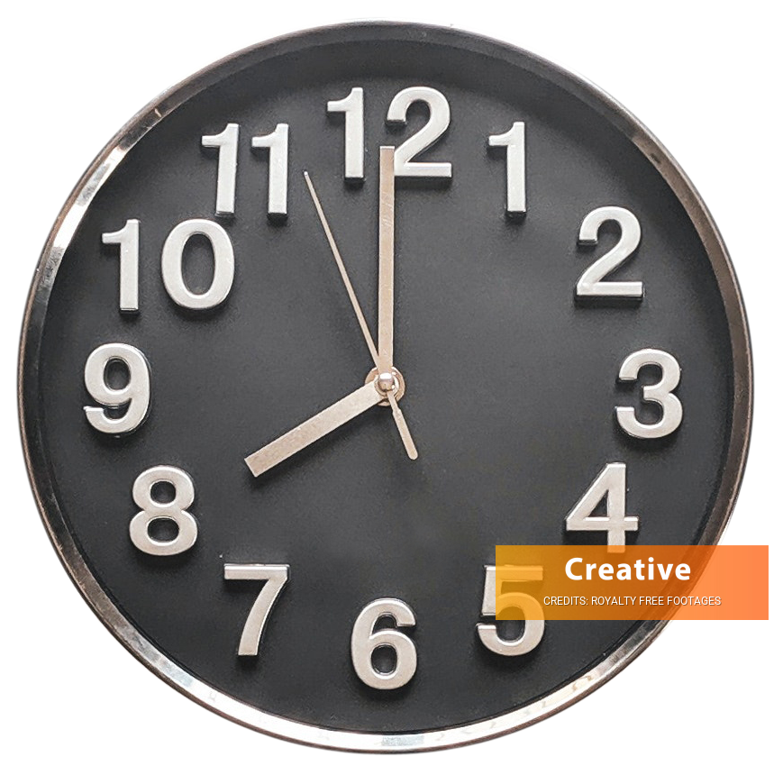 black wall clock PNG image, black wall clock png transparent image, black wall clock png full hd images download