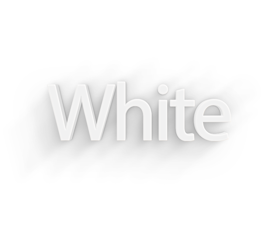 White png, word White png, White word png, White text png, White font png, word White text effects typography PNG transparent images